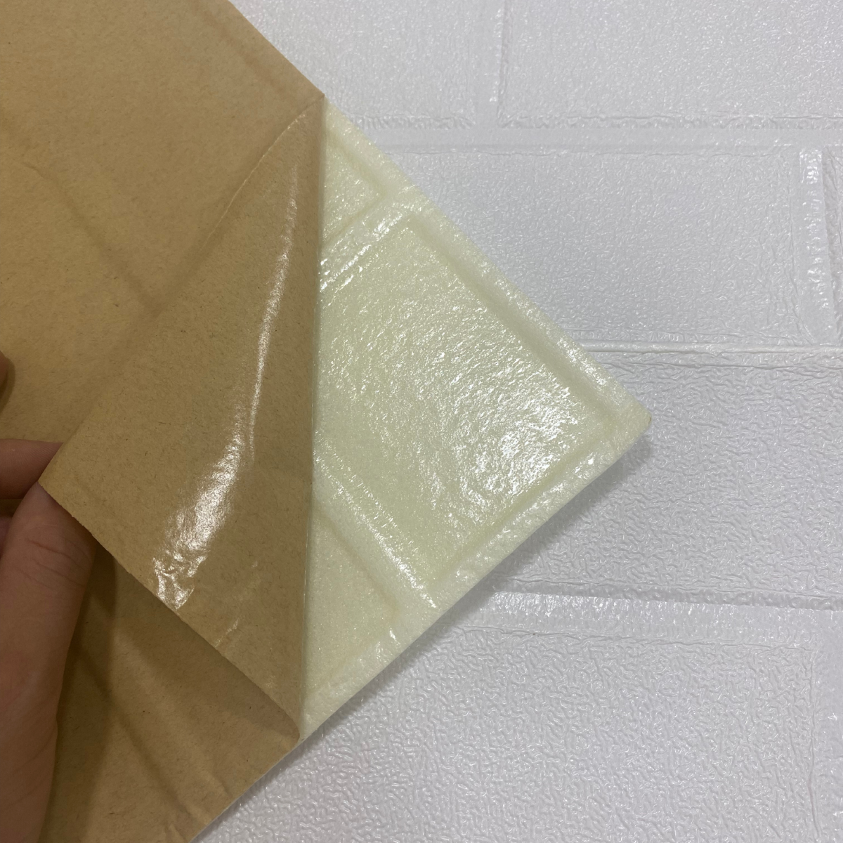 Placa 3D Azulejo Blanco Liso 70×77 - Imagen 4