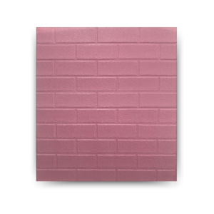 Placa 3D Azulejo Rosa Liso 70×77
