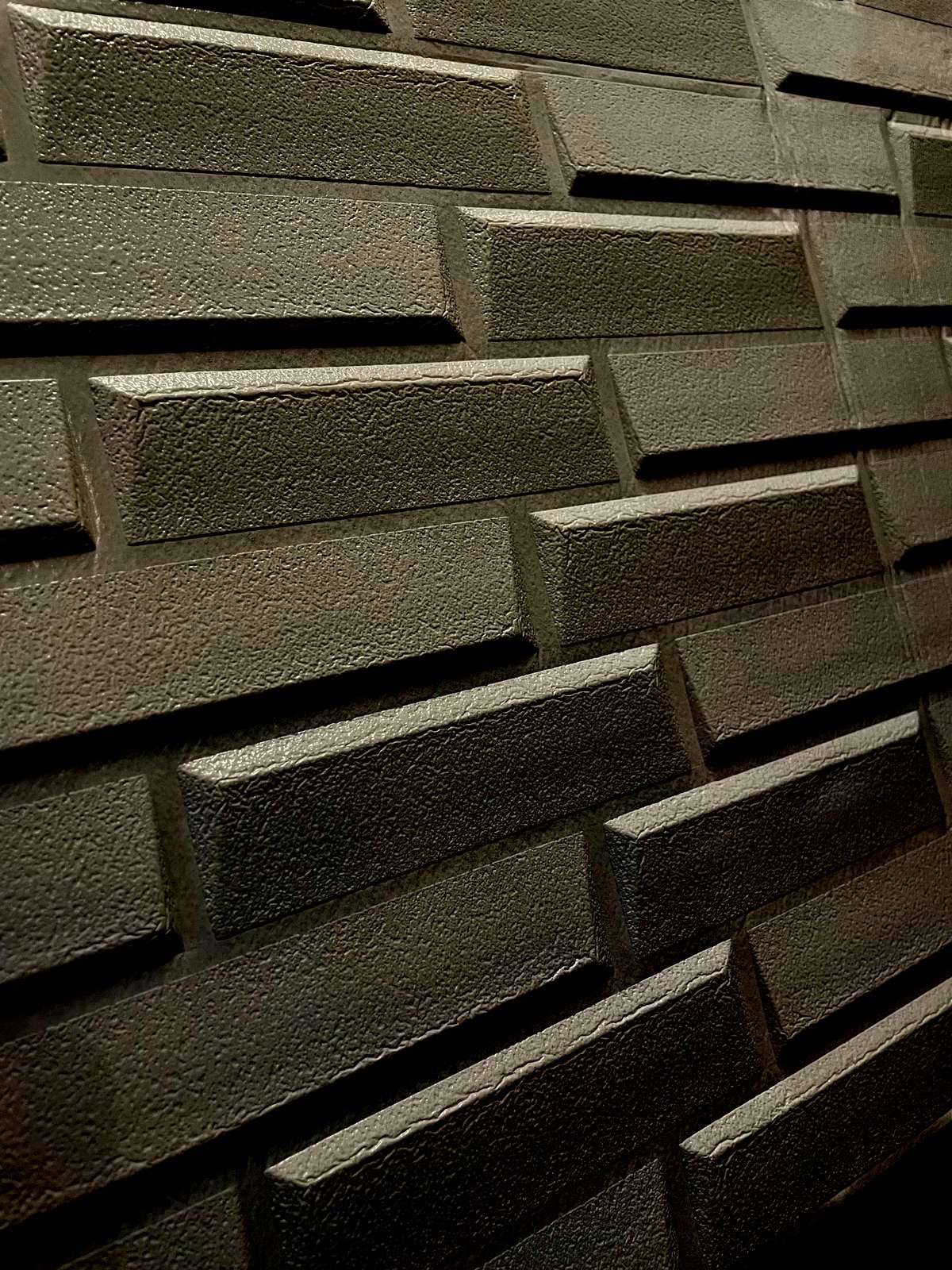 Placa 3D Azulejo New Black - Imagen 2