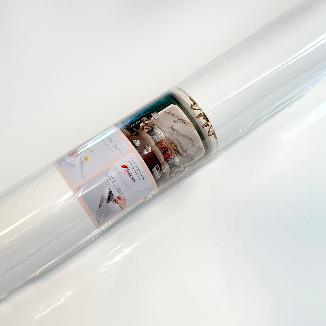 Rollo Vinilo Autoadhesivo White 1,20mts x 3mts
