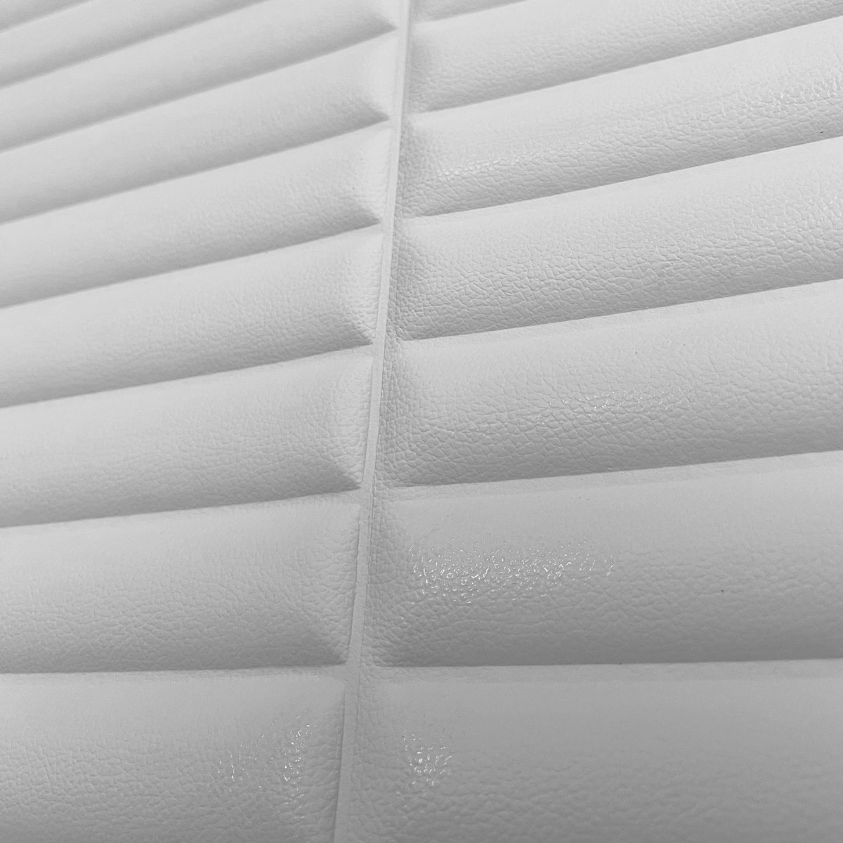 Wall Panel Autoadhesivo Simil Cuero Blanco - Imagen 7