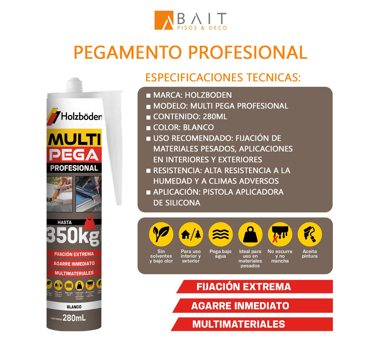 Pegamento MultiPega Holzboden - Imagen 2