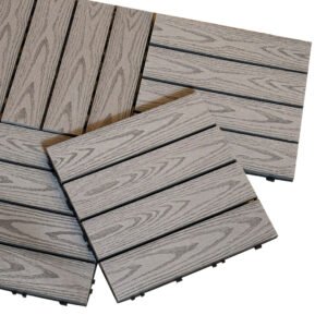 Deck Click Encastrable Gris