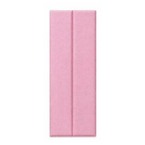 Placa Wall Panel Simil Cuero Rosa Autoadhesivo