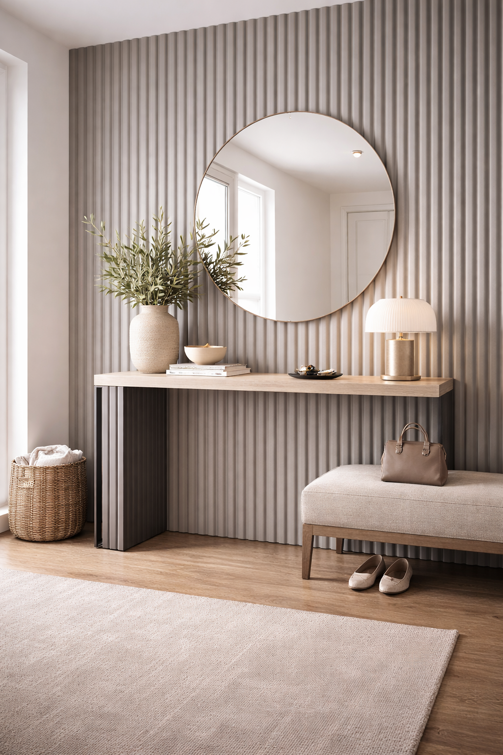 Wall Panel WPC Gris Curvo 2.70 - Imagen 4