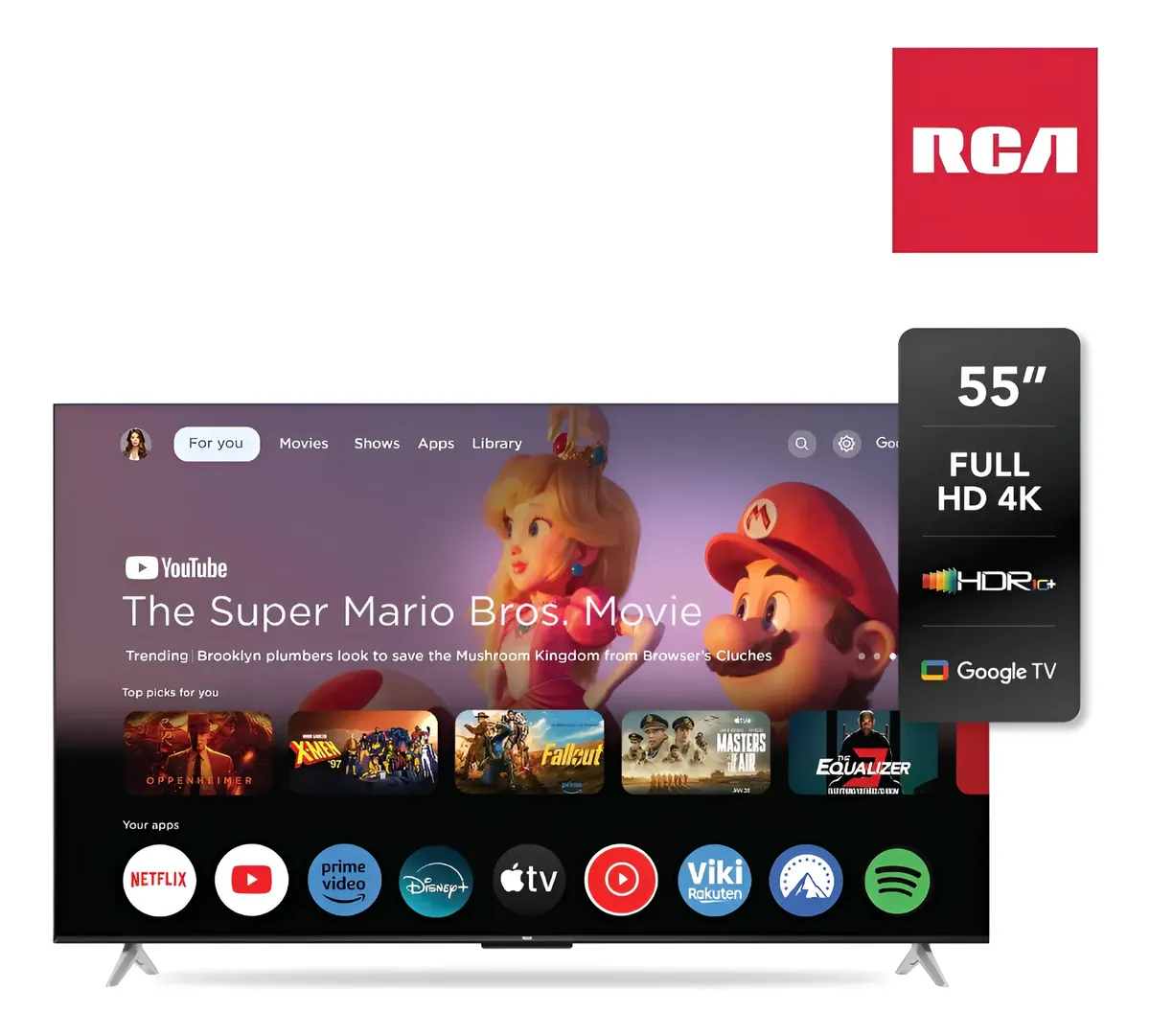 Led Rca 55 Smart Tv Led G55p7uhd 4k Uhd Google Tv - Imagen 2
