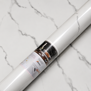 Rollo Vinilo Autoadhesivo Carrara 1,20mts x 3mts